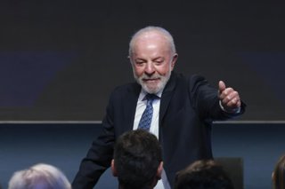 December 12, 2025, Sao Paulo, Sao Paulo, Brasil: Osasco (SP), 12/12/2025 Ãâ" Media/Television/SBT News Ãâ" The President of Brazil, Luiz Inacio Lula da Silva, during the official launch of SBT News in Sao Paulo, during an event marking the new phase