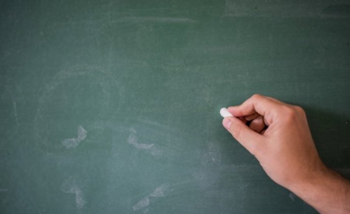 Archivo - Imagen de recurso de una pizarra escolar