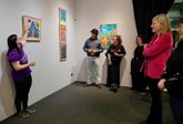 Foto: Artistas del estudio Bilbao FormArte exponen sus creaciones en las Juntas Generales de Bizkaia