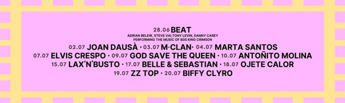 Cartel del Barts Festival