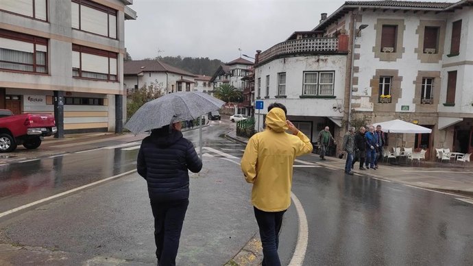 Archivo - Lluvia en Karrantza (Bizkaia)