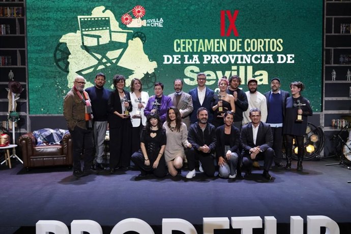 Gala del IX Certamen de Cortos de la Provincia de Sevilla organizado por la Diputación.