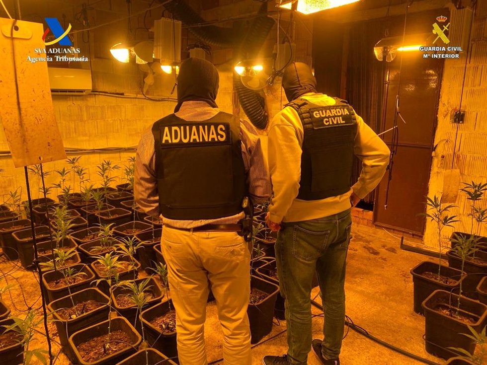 Operación de la Guardia Civil contra el tráfico de drogas.