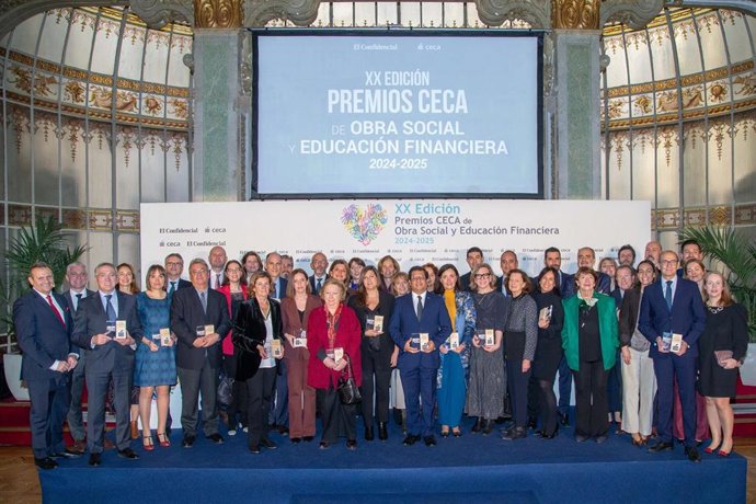 Fundación Ibercaja, galardonada en los Premios CECA de Obra Social y Educación Financiera