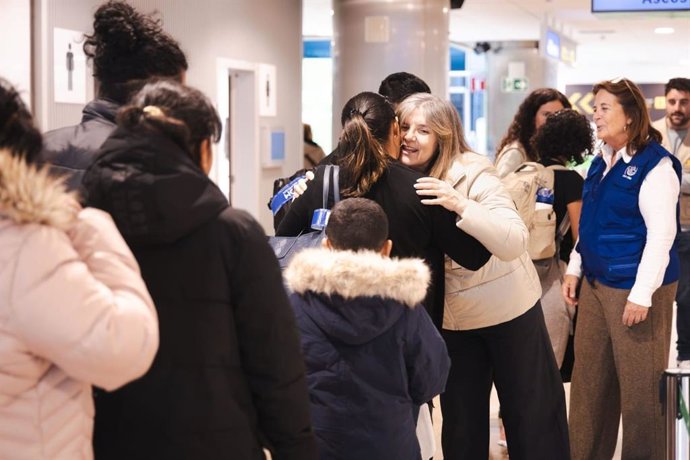 Llegada de refugiados nicaragüenses a España.