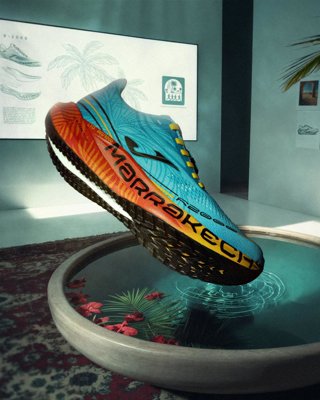 Joma presenta una edición especial de la zapatilla R-2000 para el Maratón de Marrakech.