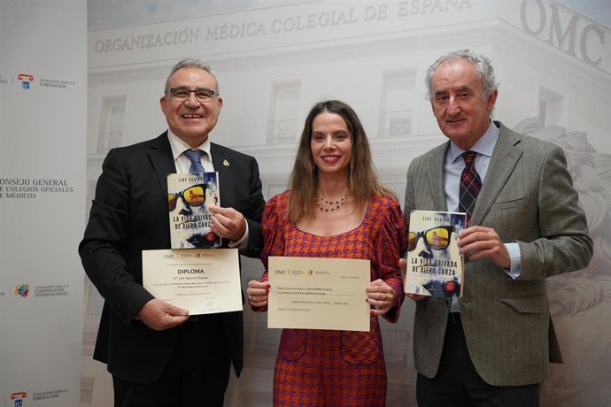 Imagen de la entrega del premio.