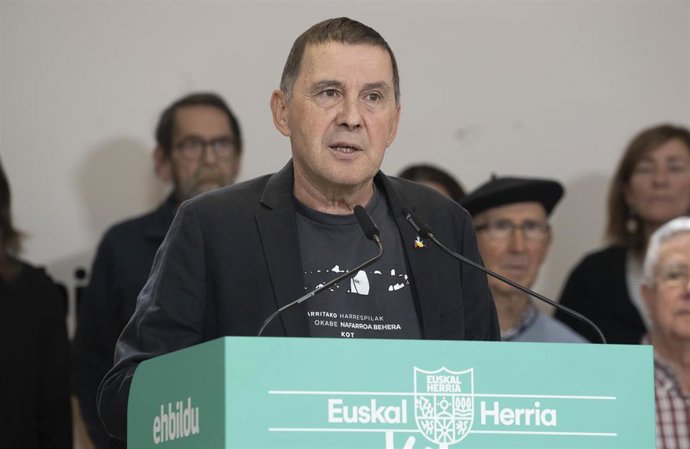 Archivo - El secretario general de EH Bildu, Arnaldo Otegi