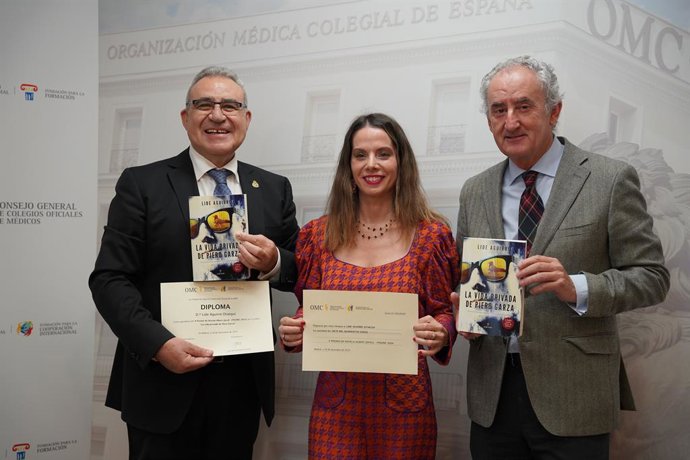Imagen de la entrega del premio.