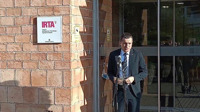 El conseller d'Agricultura, Ramaderia, Pesca i Alimentació de la Generalitat, Òscar Ordeig