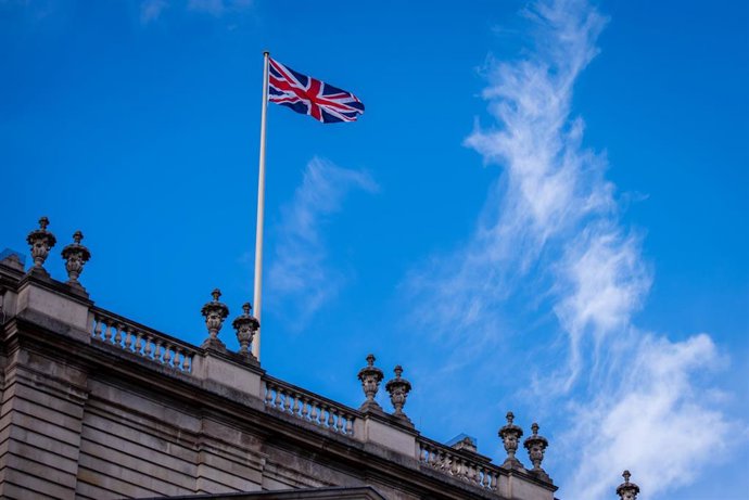 Archivo - Imagen de archivo de una bandera de Reino Unido.