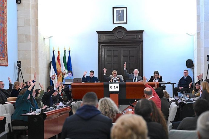 Pleno del Ayuntamiento de Jerez de la Frontera (Cádiz)