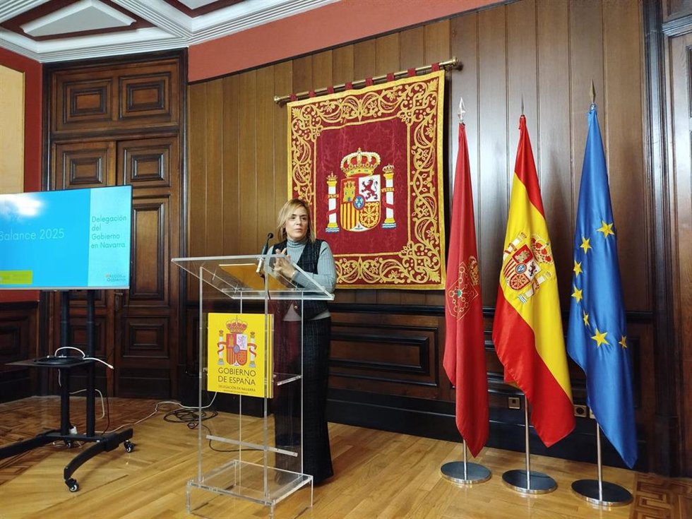 La delegada del Gobierno en Navarra, Alicia Echeverría