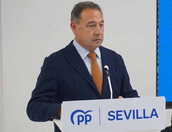 El presidente del PP de Sevilla, Ricardo Sánchez.