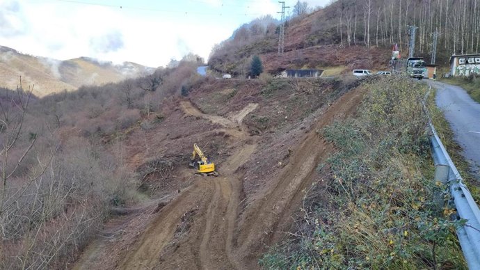 Los trabajos iniciados.