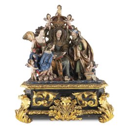 La Virgen aprendiendo a leer, de Luisa Roldán