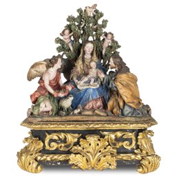 Imagen de la obra 'Descanso de la huida a Egipto' de Luisa Roldán.