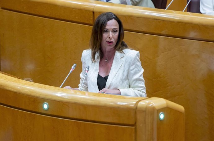 Archivo - La consejera de Fomento y Articulación del Territorio de la Junta de Andalucía, Rocío Díaz, durante su intervención en la Comisión del Senado de las Comunidades Autónomas sobre vivienda, a 23 de junio de 2025, en Madrid (España). 