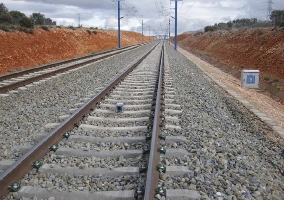 Vía de tren.
