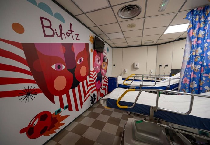 Area de Pediatría del Hospital Universitario de Cruces, en Barakaldo