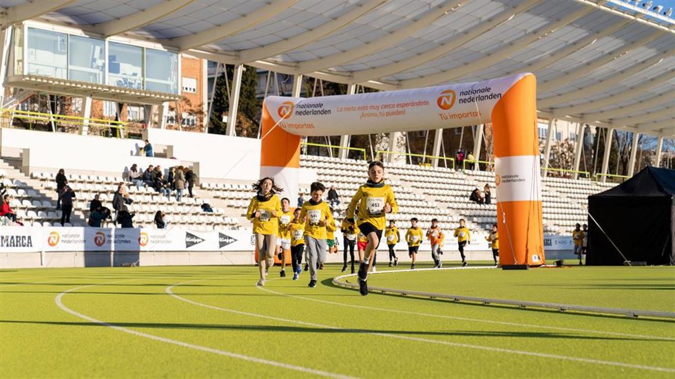 Archivo - Más de 3000 niños disfrutan de la décima edición de la Nationale-Nederlanden San Silvestre Vallecana Mini