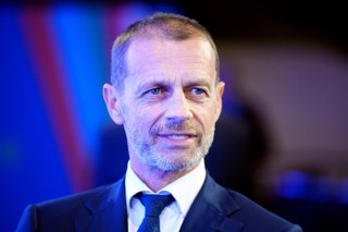 Archivo - 12 November 2025, United Kingdom, London: UEFA President Aleksander Ceferin attends the UEFA EURO 2028 launch at Below The Lights. UEFA EURO 2028 will take place in the UK and Republic of Ireland. Photo: James Manning/PA Wire/dpa