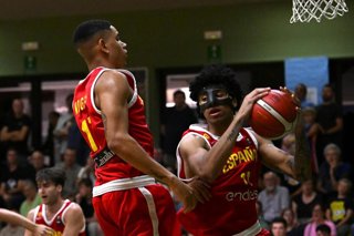 Archivo - Encuentro entre España e Italia Sub-20 en un torneo amistoso