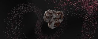 Arkabia exhibe en su fachada la obra digital 'Liminal', que convierte los datos demográficos de Álava en capas visuales