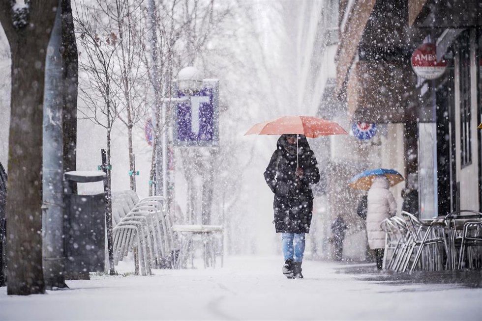 Archivo - Nieve en Vitoria-Gasteiz (archivo) 