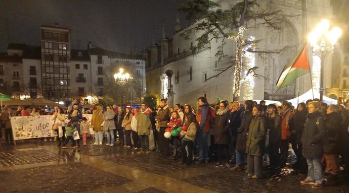 Una concentración recuerda al pueblo Palestino tras "el mal llamado acuerdo de paz" que no "ha cambiado nada"