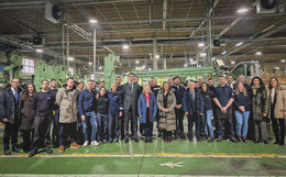 La secretaria de Estado de Defensa ha visitado la fábrica de Nammo Palencia