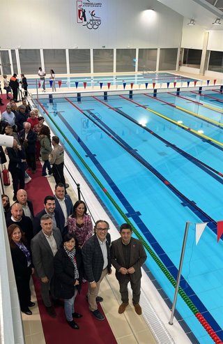 Inauguración de una piscina en Torredelcampo (Jaén)