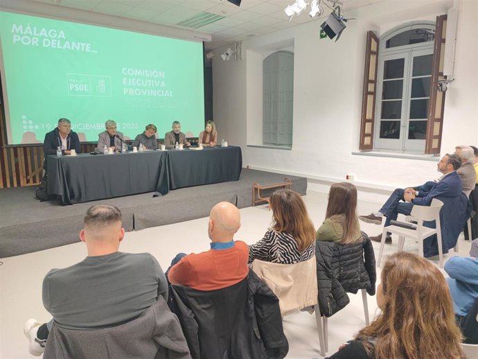 Ejecutiva provincial del PSOE Málaga.
