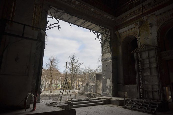 Archivo - Imagen de archivo de un ataque ruso en Odesa (Ucrania)