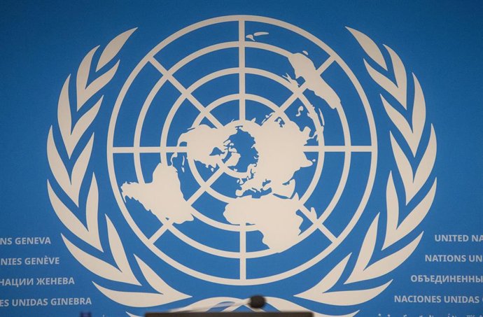 Archivo - Bandera de Naciones Unidas