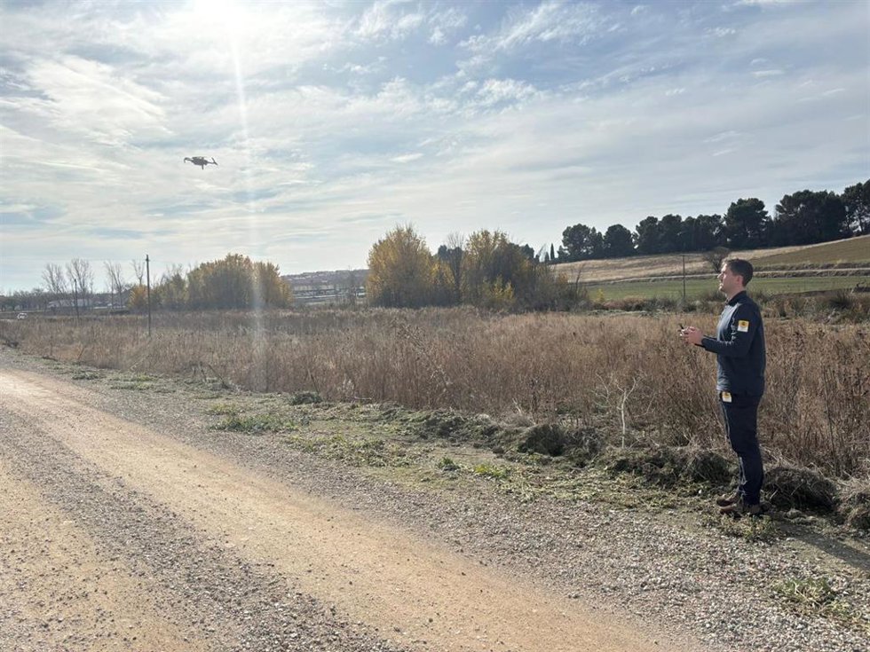 Piloto de drones de la CHT