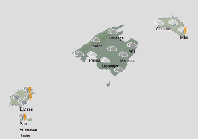 El tiempo hoy, sábado 20 de diciembre, en Baleares.