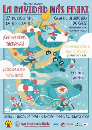 Imagen del cartel de 'La Navidad más friki'. 
