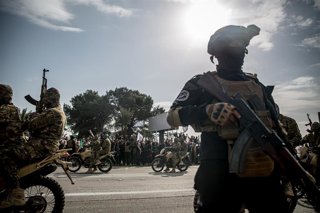 Imagen de archivo de fuerzas de seguridad sirias