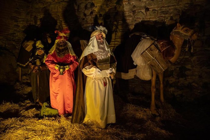 Archivo - Belén Viviente de Buitrago, a 10 de diciembre de 2022, en Buitrago del Lozoya, Madrid (España).