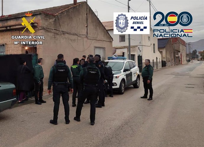 Parte del dispositivo, en el que ha participado cerca de medio centenar de efectivos