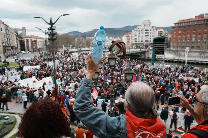 Protesta en Bilbao
