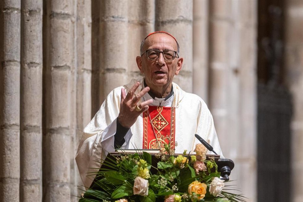 Archivo - El cardenal arzobispo de Barcelona, Juan José Omella, en una imagen de archivo.