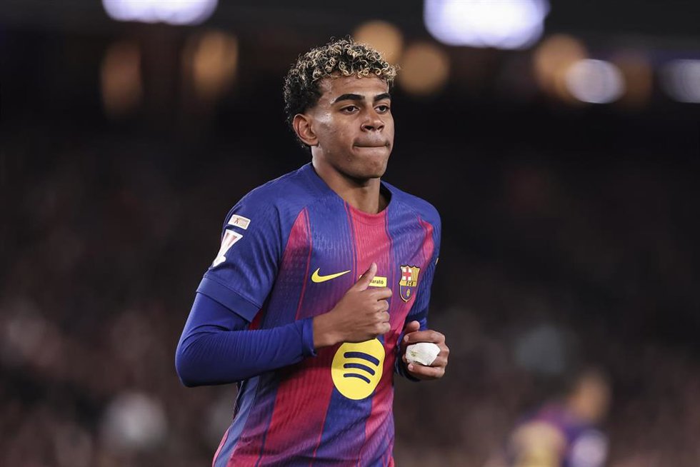 El futbolista del FC Barcelona Lamine Yamal