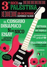 Foto: La tercera edición de 'Rock por Palestina' sube al escenario a N de Nico, El Congrio Dinámico y Enay