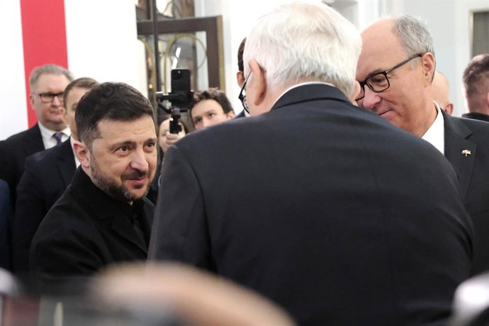 19 de dezembro de 2025, Varsóvia, Varsóvia, Polônia: Warszawa Sejm RP 19.12.2025 Prezydent Ukrainy Wołodymyr ZeÂłenski w sejmie..Warsaw Sejm of the Republic of Poland - Polish Parliament 19/12/2025 President of Ukraine Volodymyr Zelensky in the Sejm ..N Z