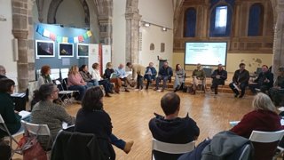 Encuentro celebrado en el Centro de Estudios Lebaniegos