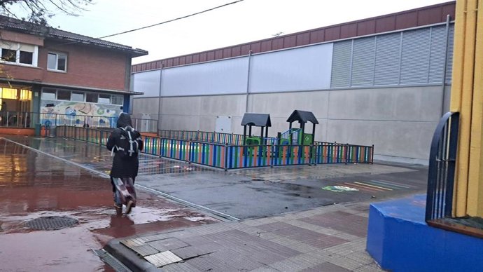 Patio del centro Zubiletakoak de Getxo (Bizkaia)