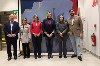 La vicepresidenta de la Junta y consejera de Familia e Igualdad de Oportunidades, Isabel Blanco, durante la clausura de la gala de los X Premios Juventud Castilla y León