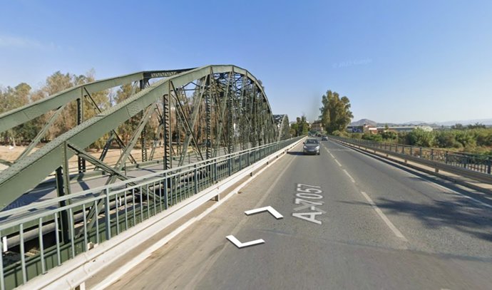 Puente de hierro de Cártama (Málaga).